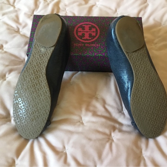 Navy Tory Burch flats - Picture 4 of 4